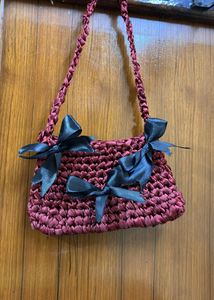 Satin Customize Crochet Bag 🎀