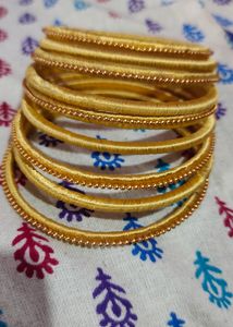 Silk Thread Bangles Set