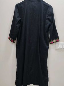 Woollen Floral Kurta