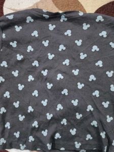 Cute Mickey Printed Top