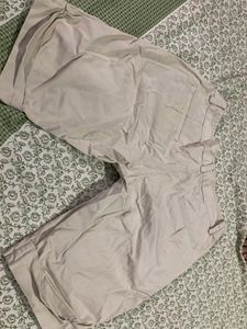 Beige Denim Shorts (Unisex)