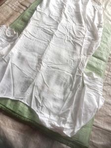 White Embroidered Kurta👗&amp; Trouser👖set