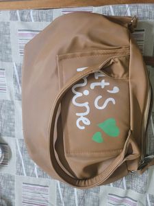 Brown Travel Handbag