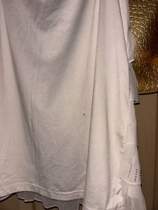 ⊹₊⟡⋆ y2k ruffled chatpata top with stones ⟡ ݁₊ .