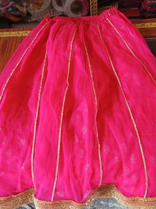 Pink Ethnic Skirt