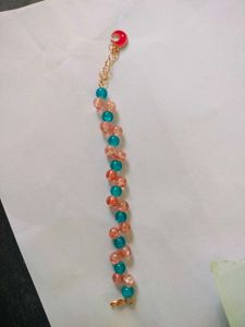 Charm Glass Beaded Bracelet