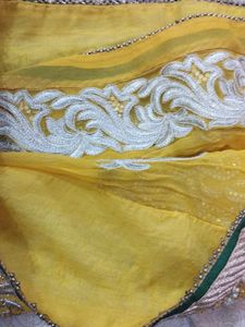 Elegant Yellow Saree