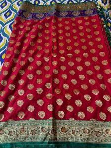 Red & Gold Banarasi Saree