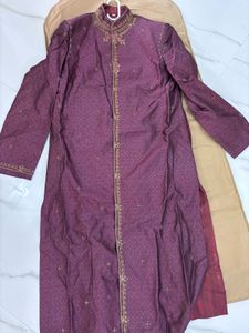 Elegant Purple Ethnic Kurta Set