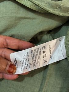 Green Off-Shoulder Top