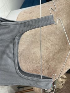 Grey crop top