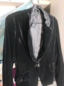 Black Velvet Imported Blazer
