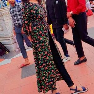 Floral Print Kurta