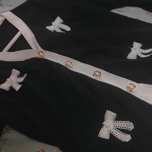 Savana Cute Bow Cardigan