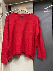 Red sweater