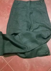 Black Baggy Flare Bell bottom Pants
