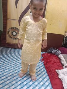Subtle Yellow Printed Salwar Suit