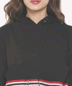 cotton hooded sweatshirt (oversized)