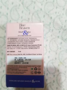 Blue Heaven Blush &amp; Juicy Lip Tint