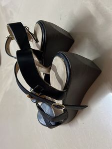 Black Platform Wedges