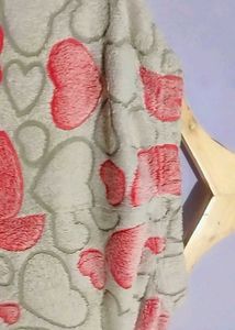 Heart Print Cozy Leggings Lenth/33