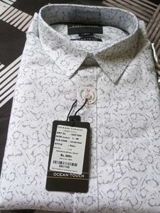 Ocean Touch Oxford Print Shirt