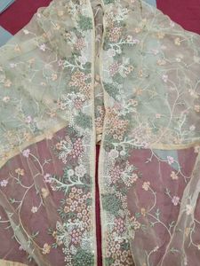 Floral Embroidered Dupatta
