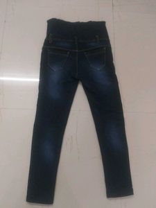 Stylish black denim jeans