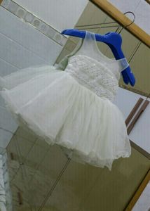 Beautiful White Baby Frock😇