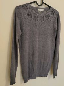 Grey Woolen Top