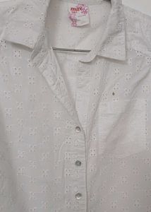 White Sleeveless Top