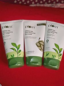 Plum Green Tea Face Wash (Pack Of 3)