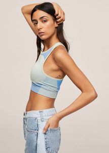 Mango dual Tone Straight Fit denim