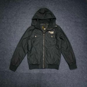 Black Hooded Jacket
