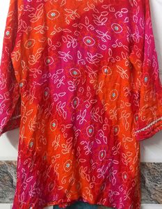 Bandhani Print Kurta