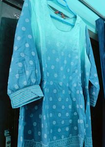 Blue Ombre Print Tunic
