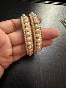Pearl Bangle Set
