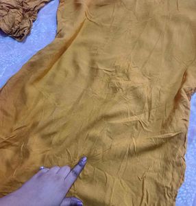 Ethnic Mustard Kurti (women's)