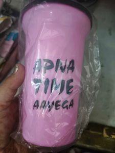 Pink 'Apna Time Aayega' Sipper for kids
