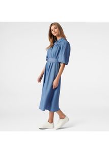 Forever New PIA PETITE PUFFNWTSLEEVE SHIRTDRESS