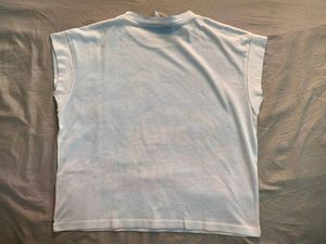 Candy Crush Sky-blue Crop Top