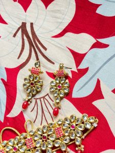 Kundan Choker Necklace Set