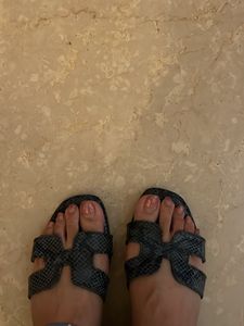 Stylish Blue Slides