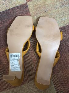 Brand New Mustard Heels