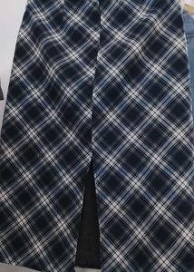 Korean Blue Mermaid Print Long Skirt ON SALE