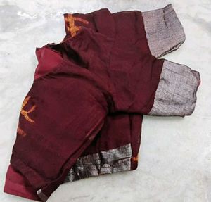 Brown color Cotton blouse