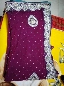 Elegant Embellished Saree