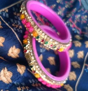 Floral Bangle Set