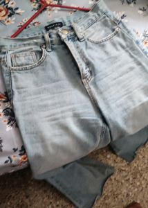 Light Blue Wide Leg Jeans
