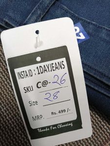 C@26 Size-28 Cargo Jeans
